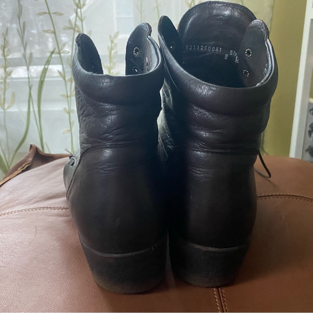 Mephisto | Brown Lace-up Booties - Picture 4 of 7
